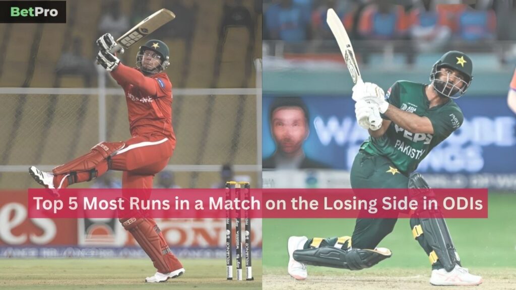 Most Runs in a Match on the Losing Side in ODIs