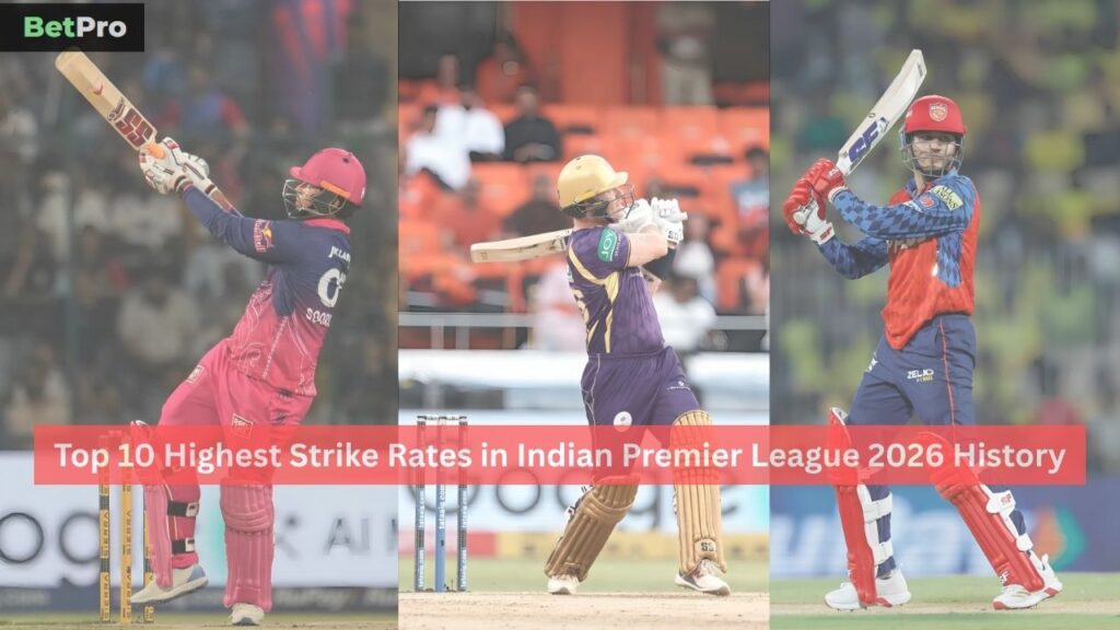 Highest Strike Rates in Indian Premier League 2026 History
