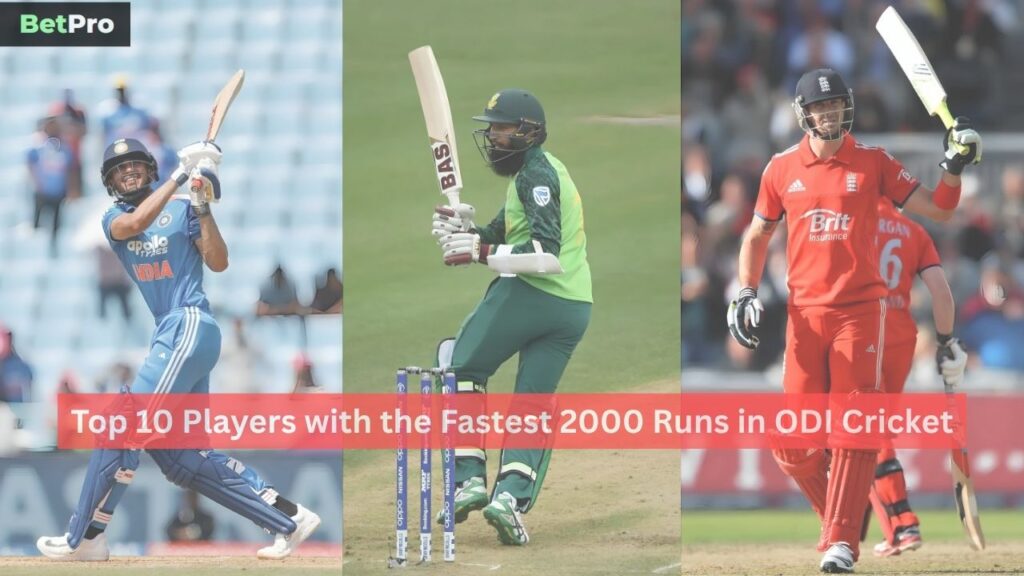 Fastest 2000 Runs in ODI Cricket