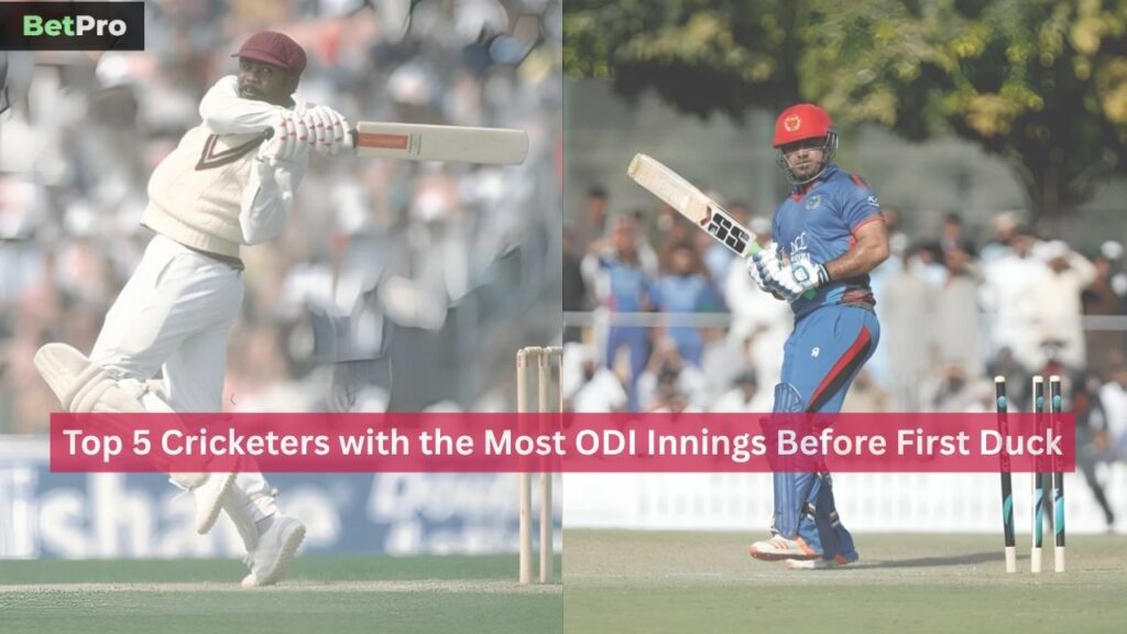 Most ODI Innings Before First Duck