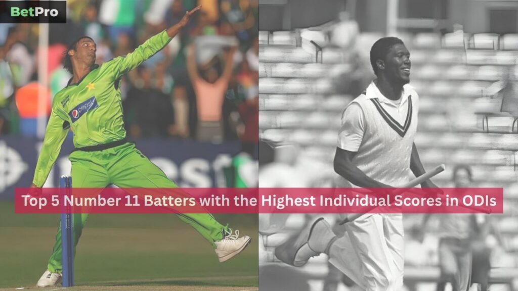 Number 11 Batters with the Highest Individual Scores in ODIs