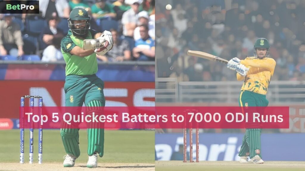 Quickest Batters to 7000 ODI Runs