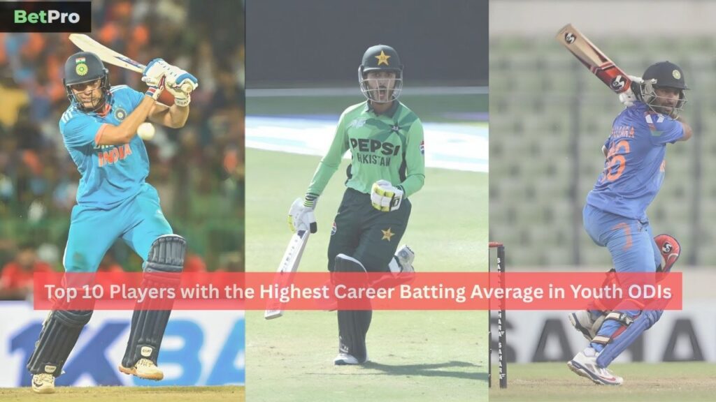Highest Career Batting Average in Youth ODIs