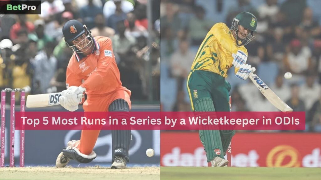 Most Runs in a Series by a Wicketkeeper in ODIs