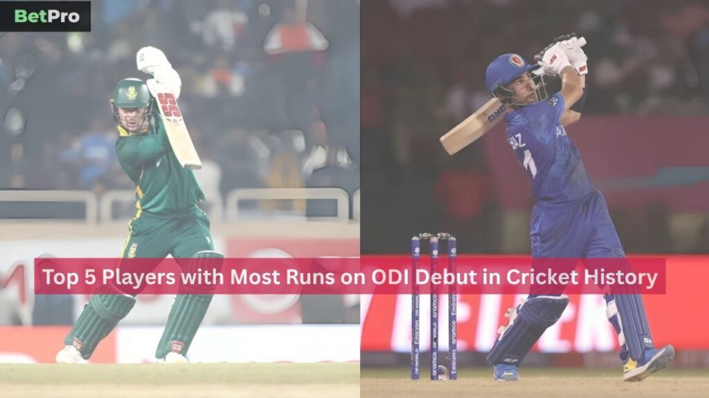 Most Runs on ODI Debut in Cricket History