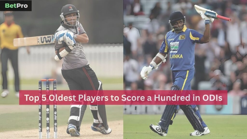 Oldest Players to Score a Hundred in ODIs