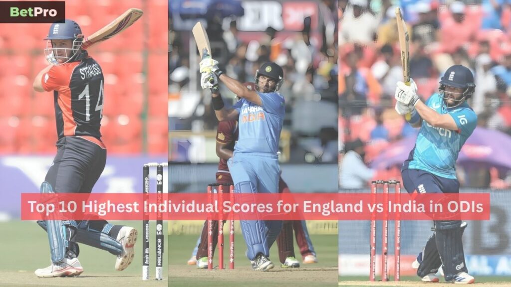 Highest Individual Scores for England vs India in ODIs
