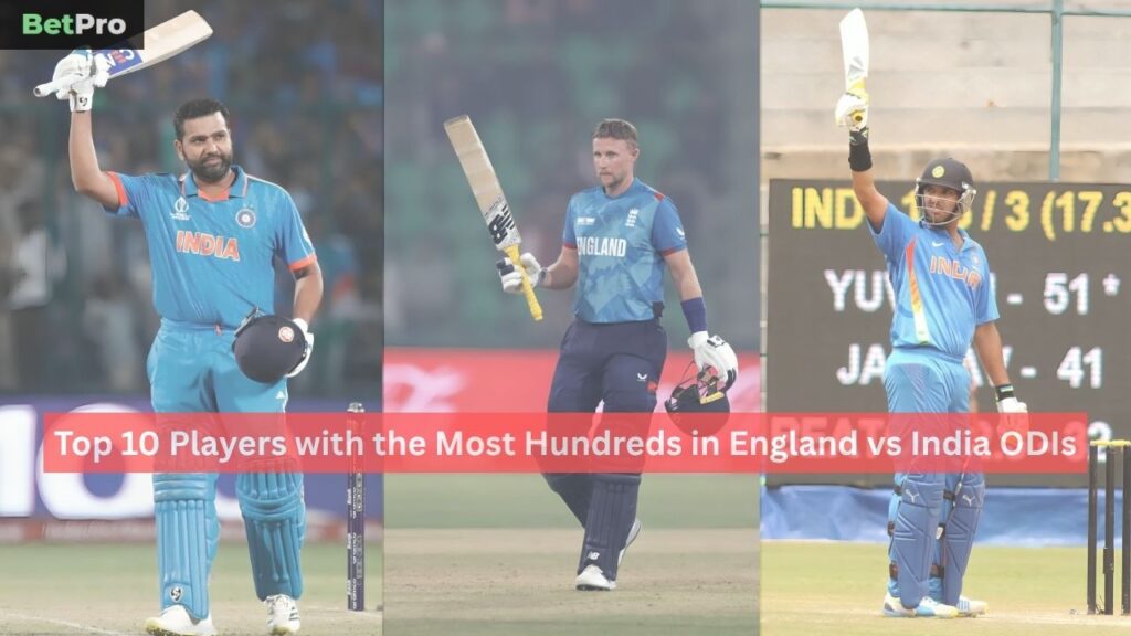 Most Hundreds in England vs India ODIs